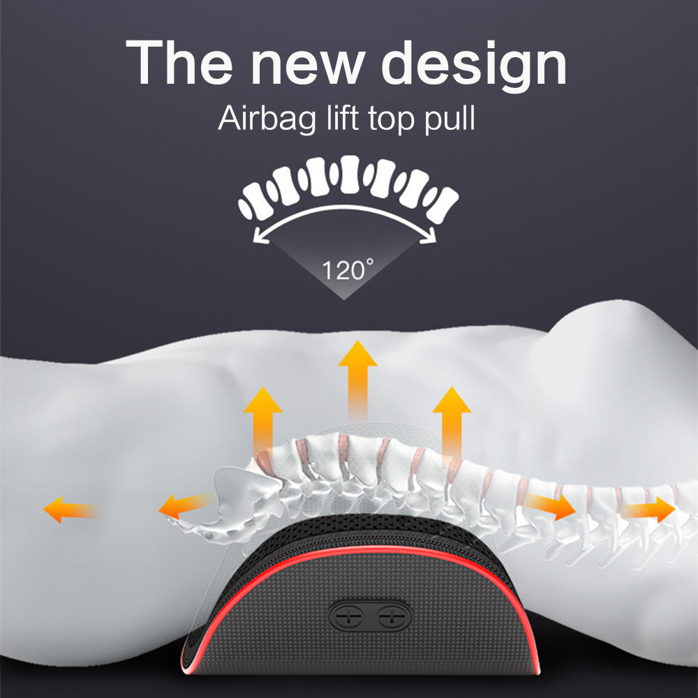 Airbag lift top pull design with 120 degree adjustment