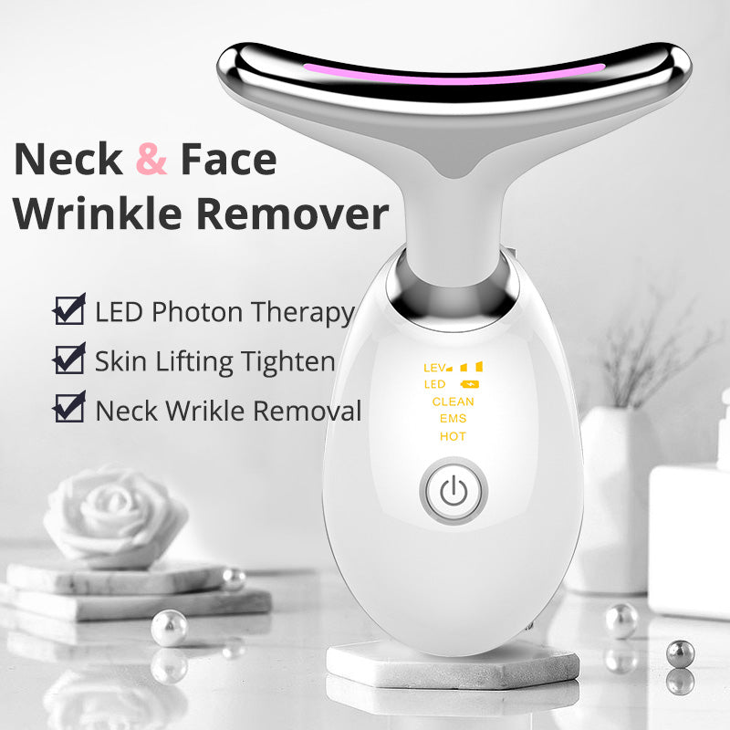 EMS Thermal Neck Lifting Massager - White