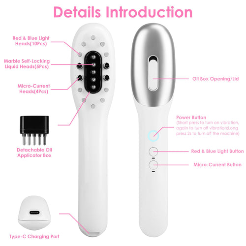 Scalp Massager detailed components
