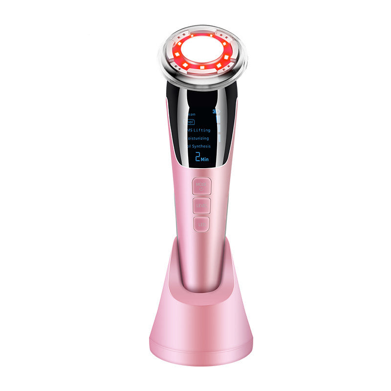 Pink device with red LED light
